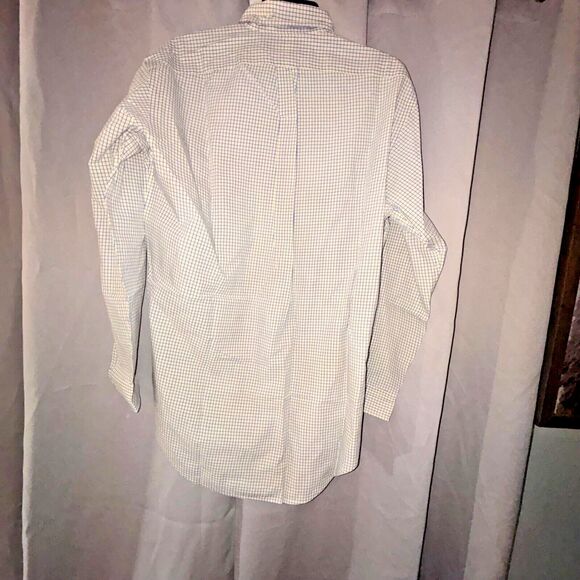 Men's Ralph Lauren Long Sleeve Button up Spring Blue and Yellow size 15 - Picture 4 of 5